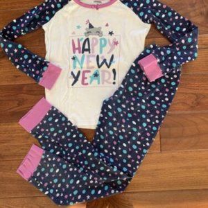 Girls 10-12 pajama lot Butterfly Nightgown Crewcuts SPARKLE Gymboree New Year